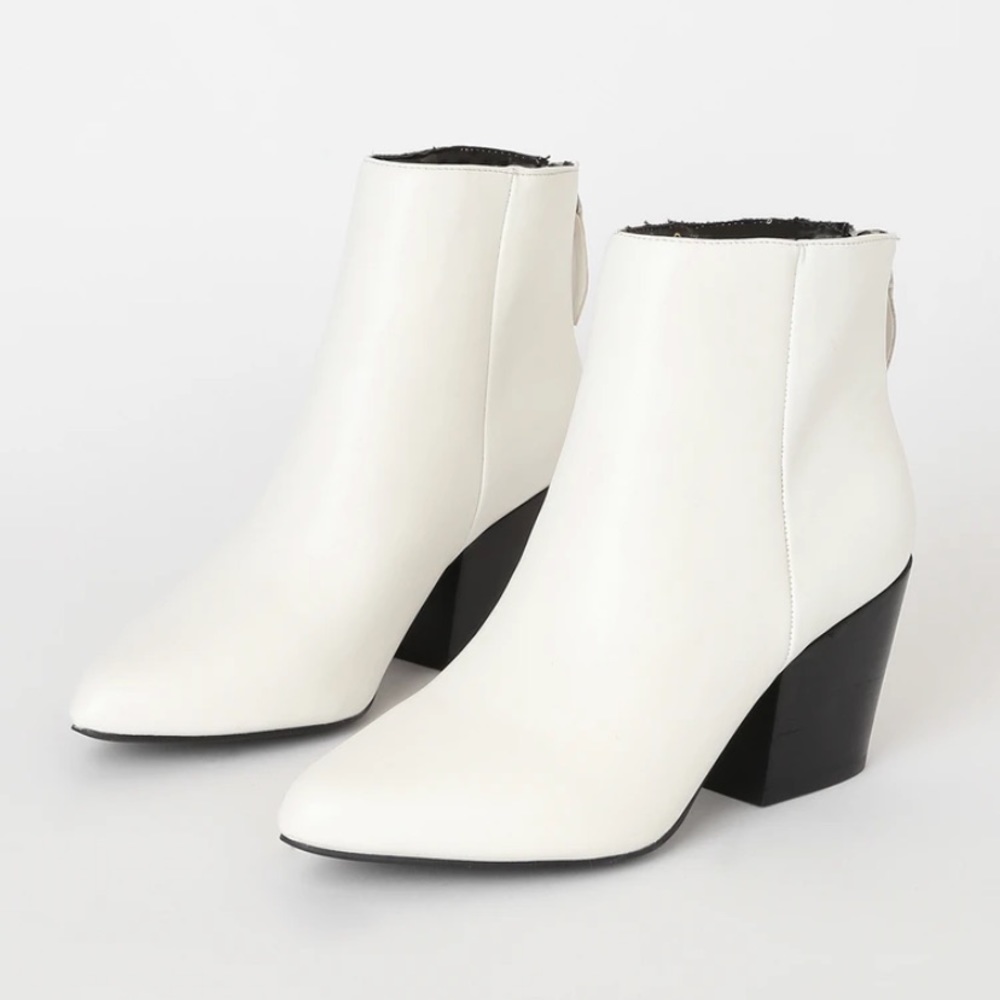 White Lulu Booties